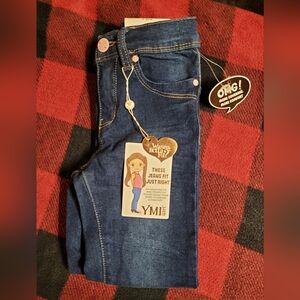 Girls YMI Dark Wash Skinny Jeans
